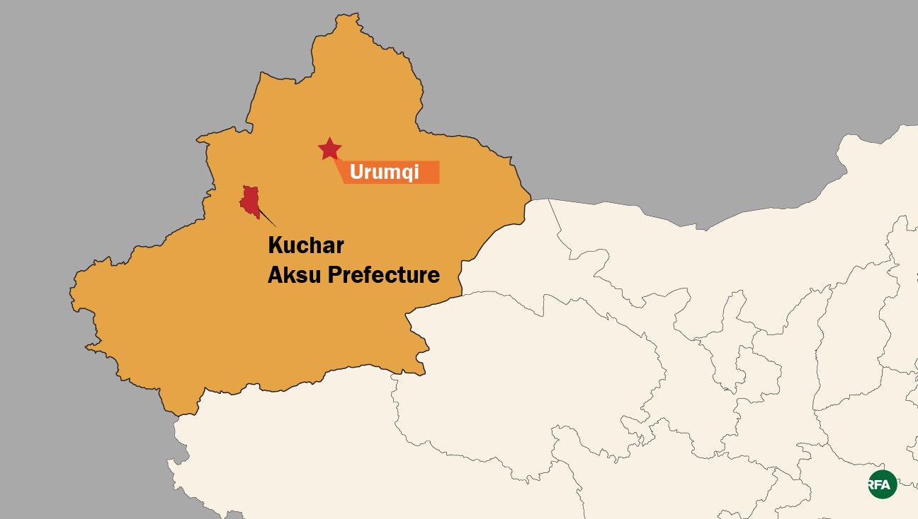 Karte Landkreis Kucha 
